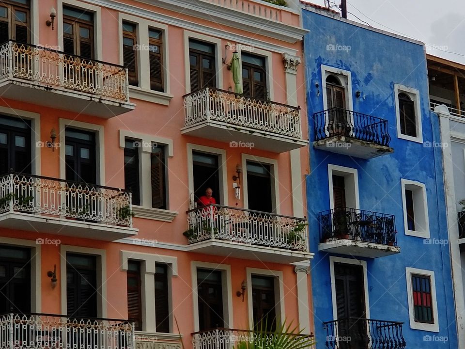 Beautiful colored buildings..Old San Juan