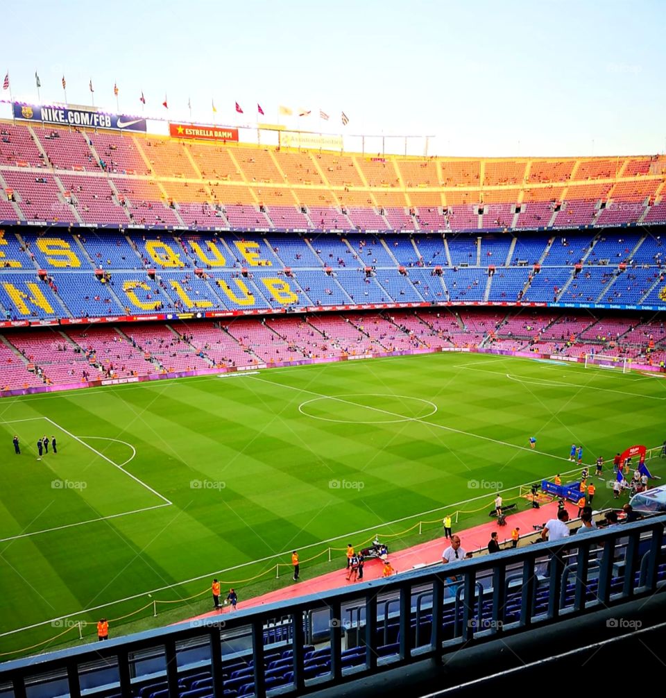 Estadio Camp Nou, en Barcelona.