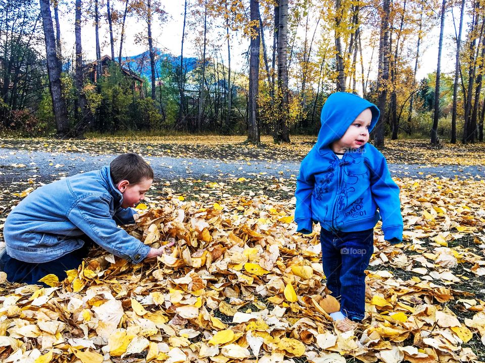 Spending an autumn day with my brother 