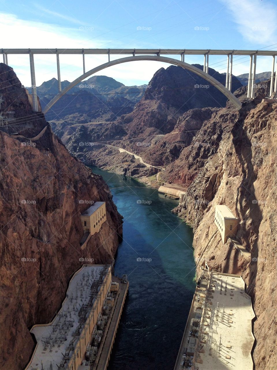 The Hoover dam