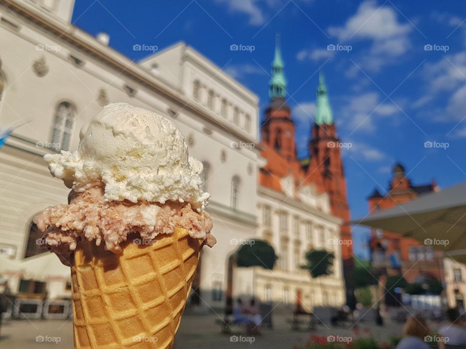 Ice cream on the city