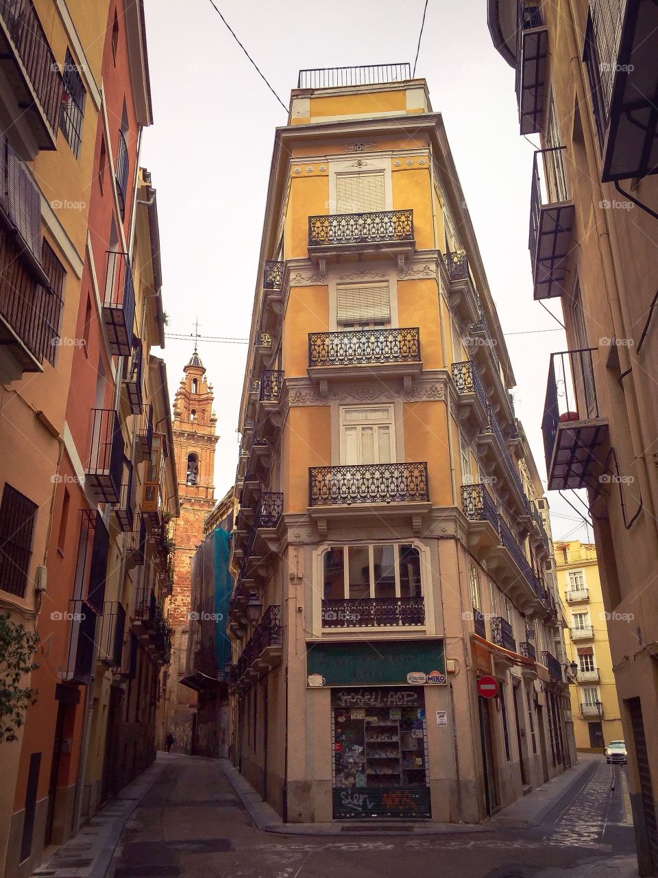 View of buildings valencia, spain