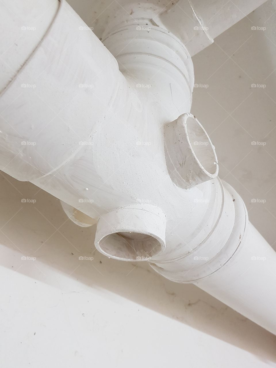 Drainpipe in building