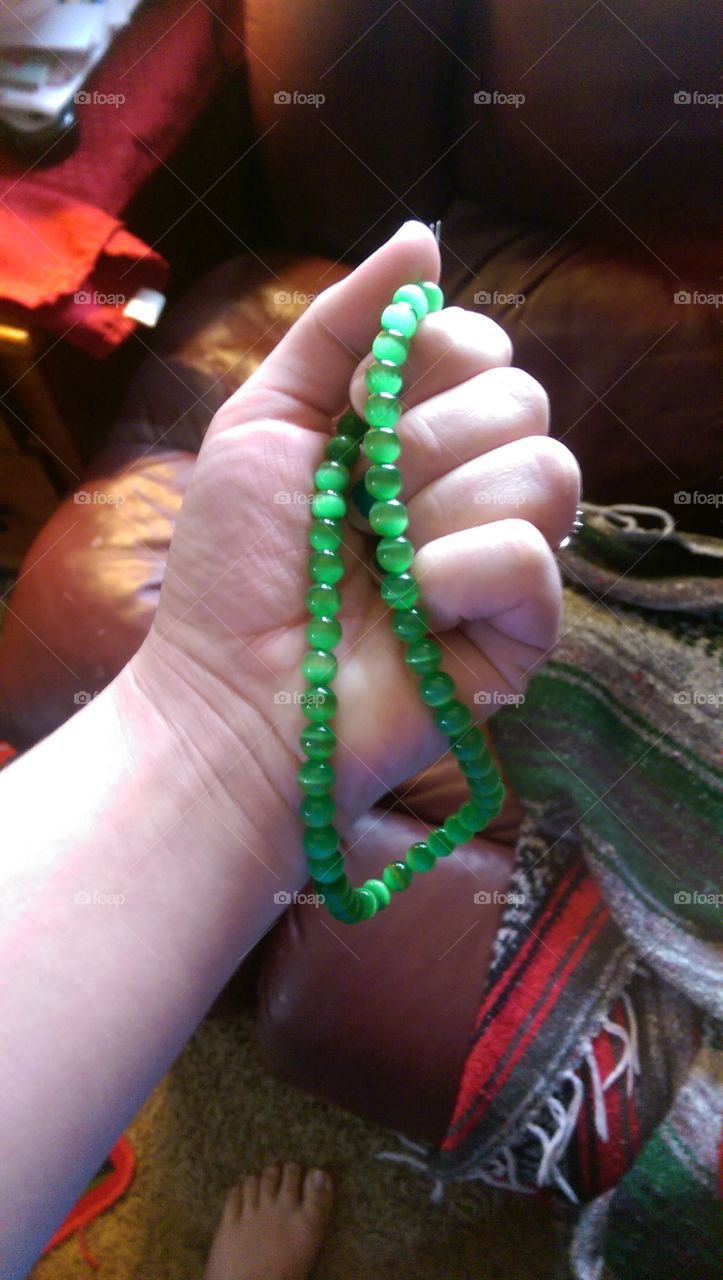 green jewelry