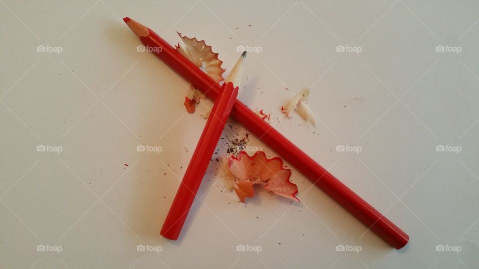 Pencil. Red pencil