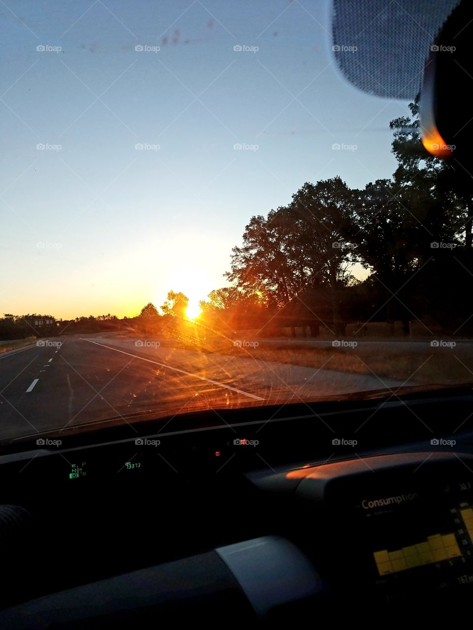 Sunrise over the Interstate