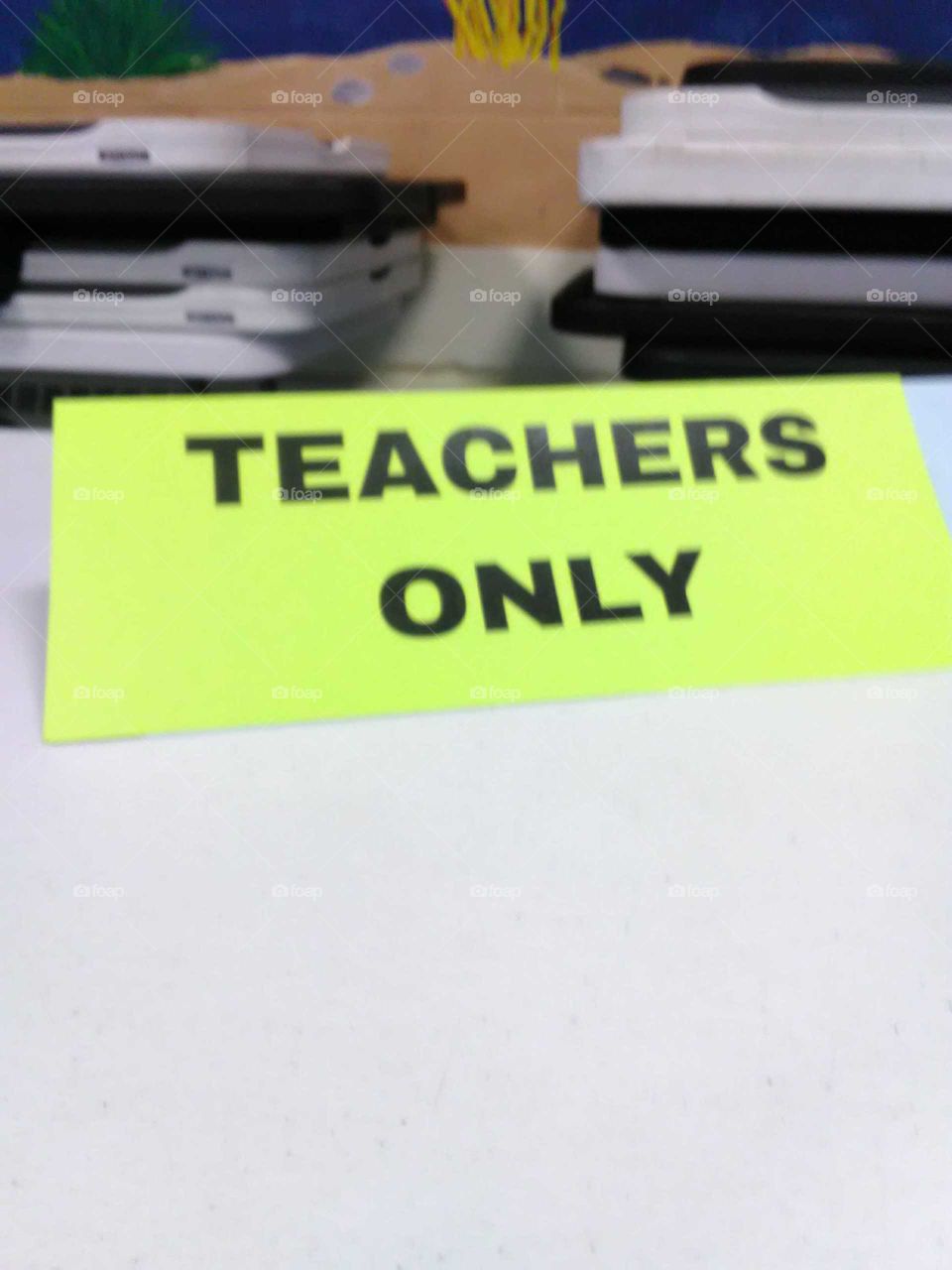 teachers only