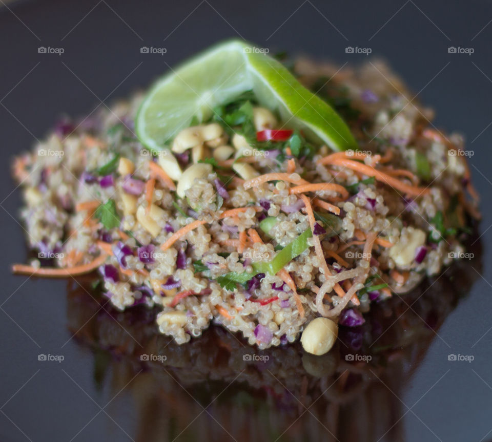 Healthy Thai quinoa salad