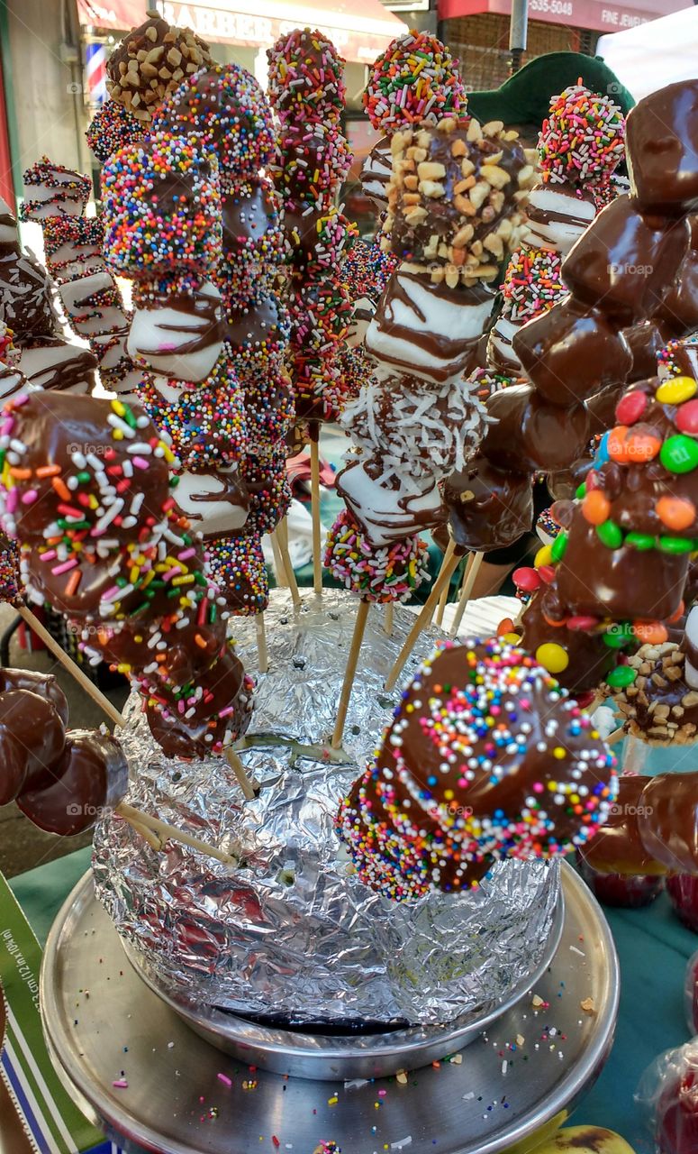 Desserts from a Street Fair