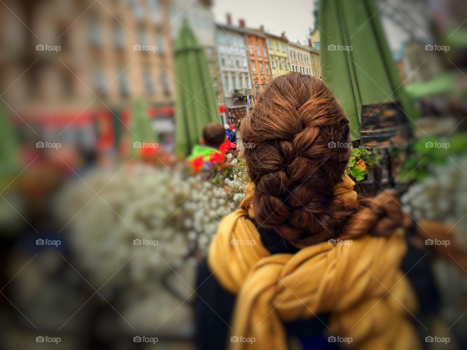 Girls hairdo