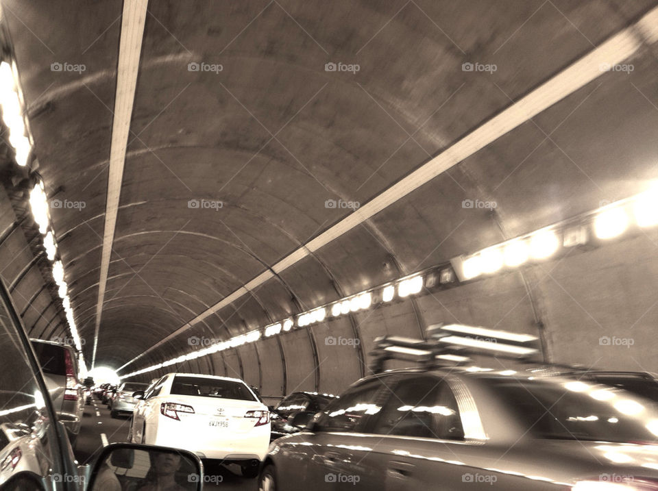 tunnel cars traffic marin by jjsobol