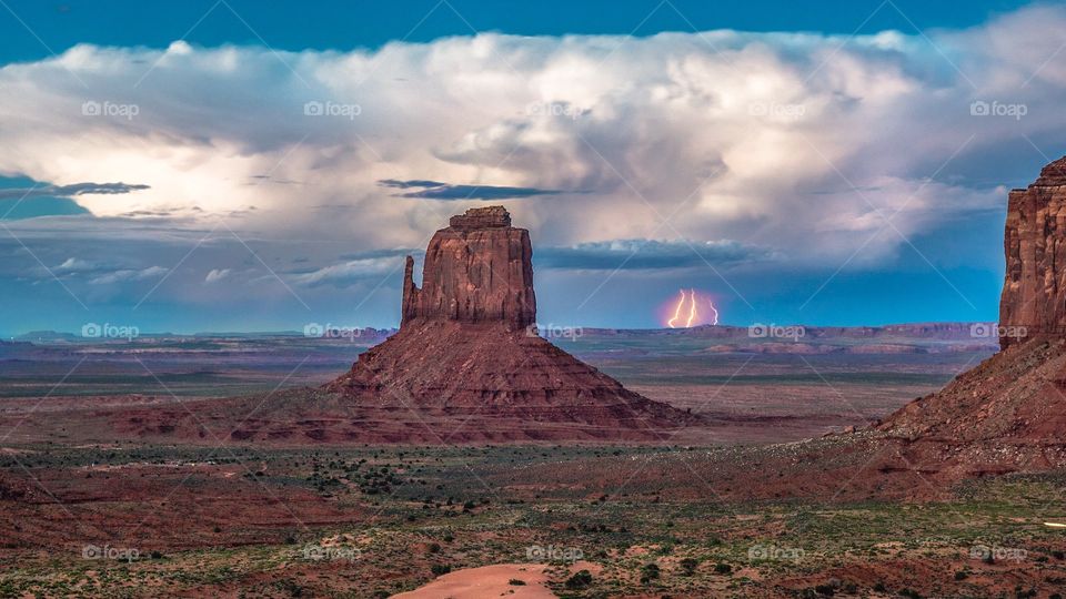 Monument Valley storm