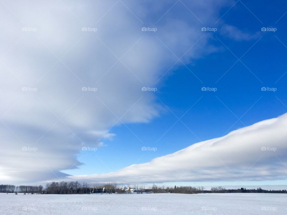 Clouds in the cold 