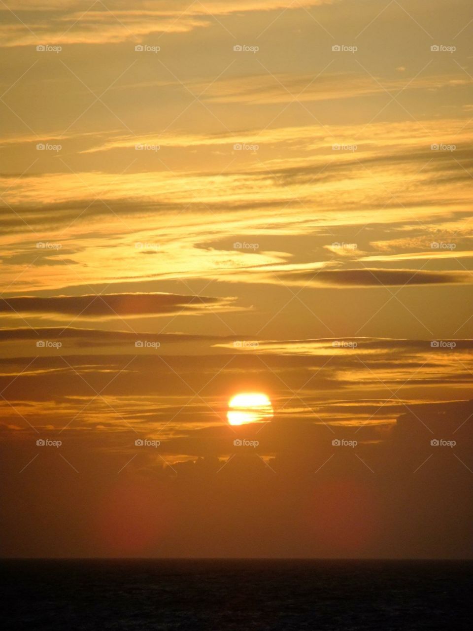 Guernsey sunset 