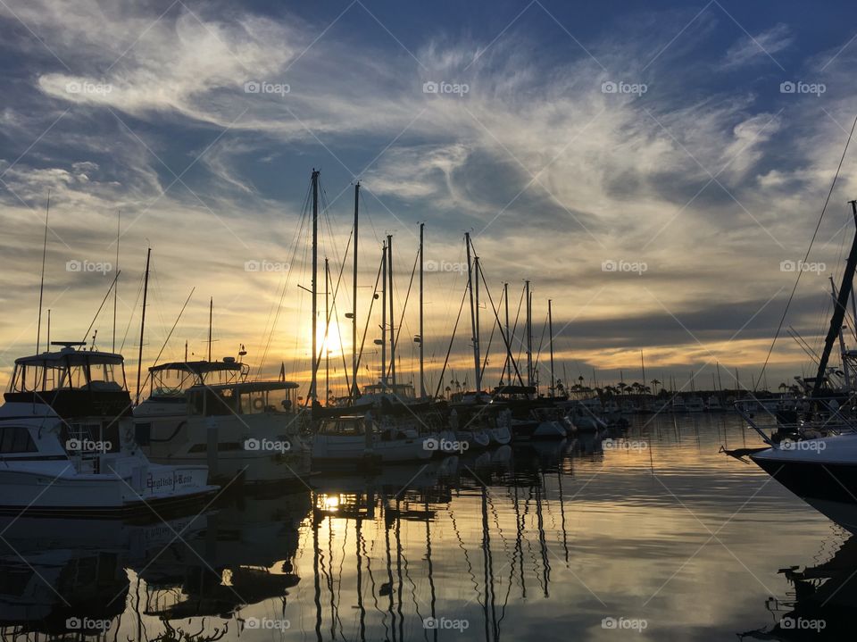 Sunrise in the Harbor