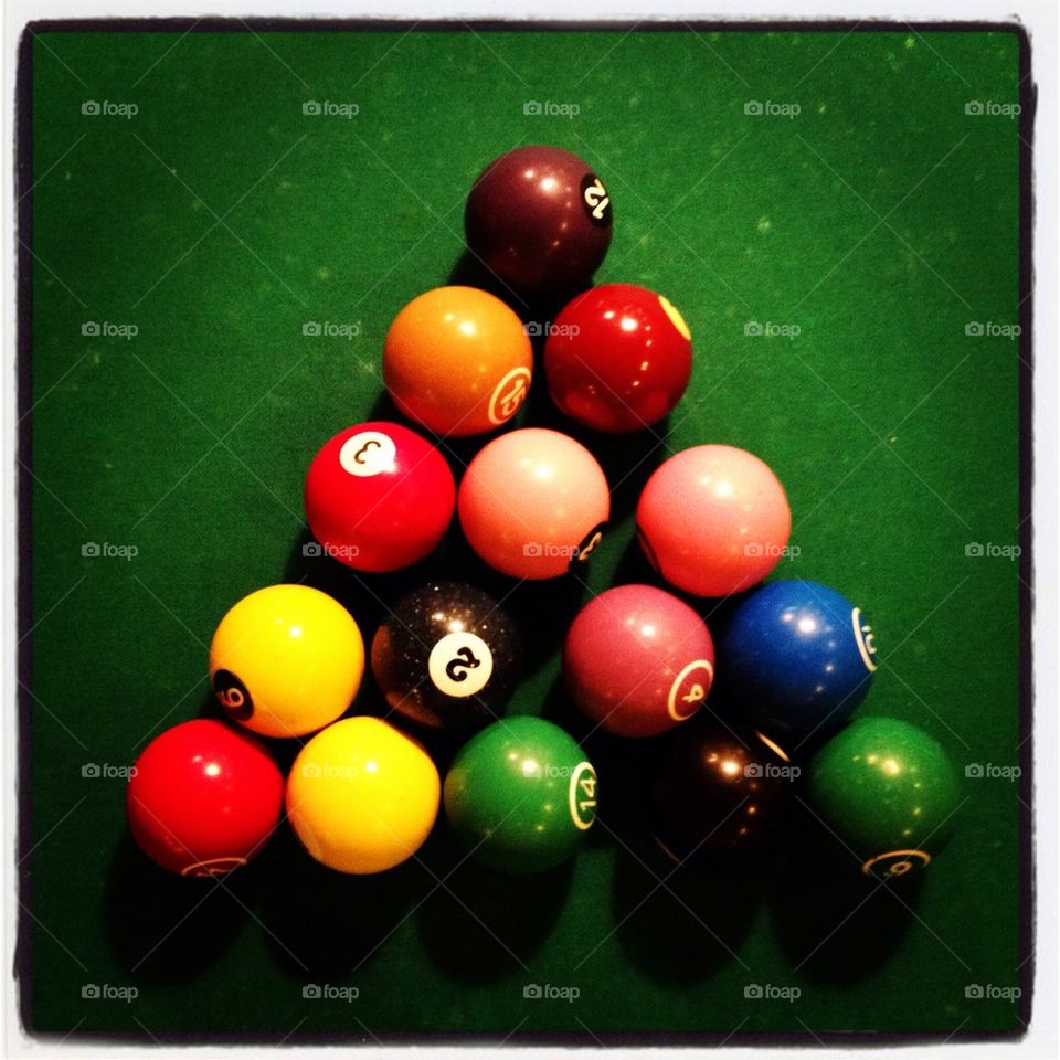 Snooker balls