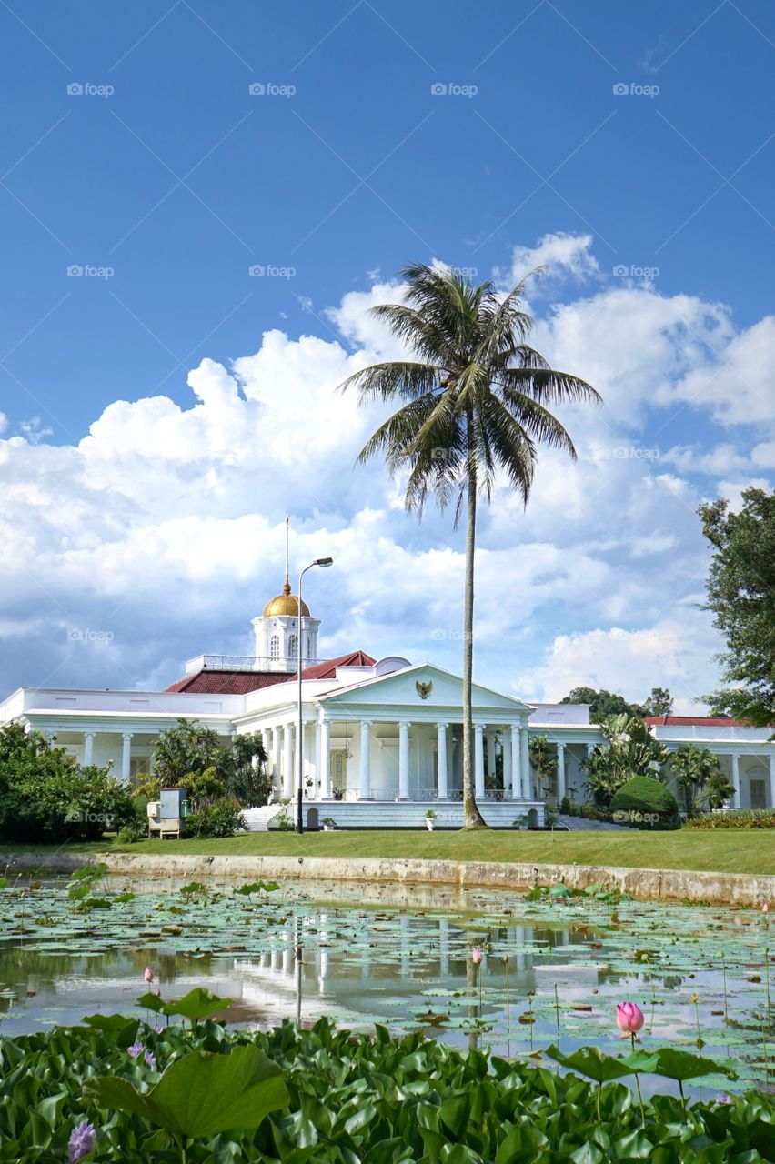 Presidential palace in Bogor, Indonesia