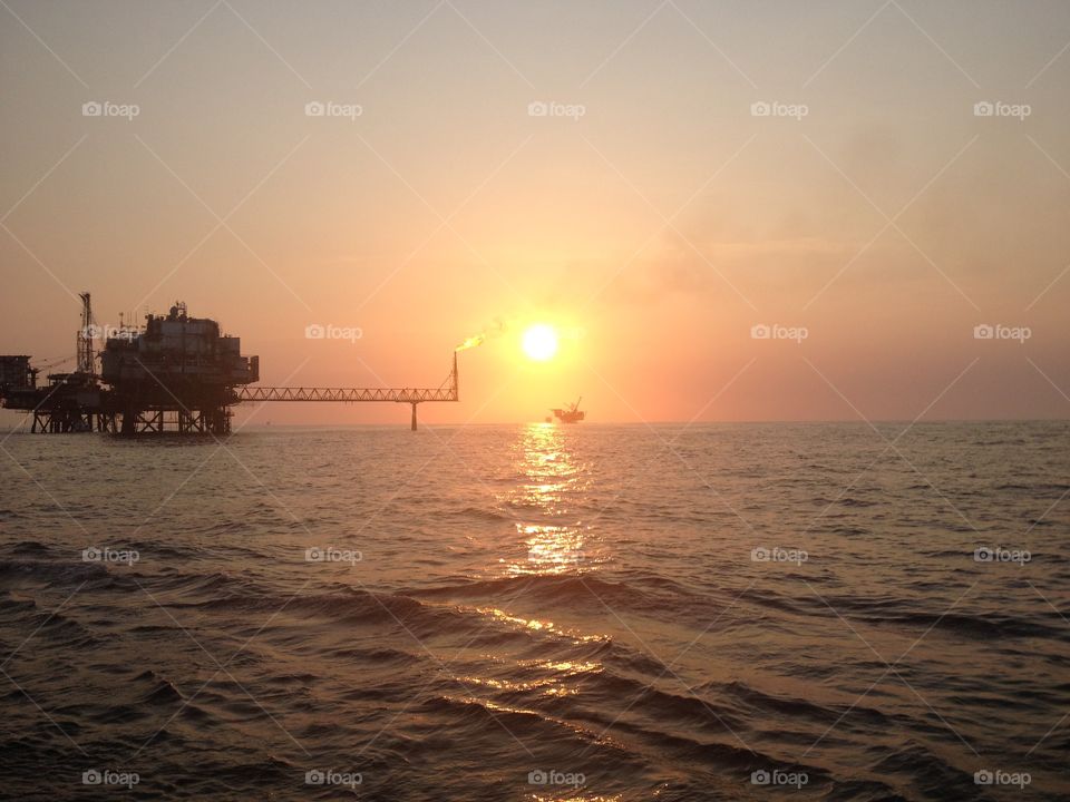 Offshore Congo oil platform