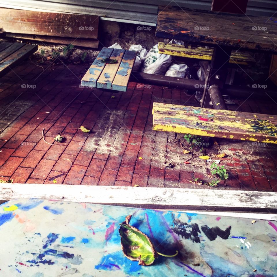 Public space in Bushwick 