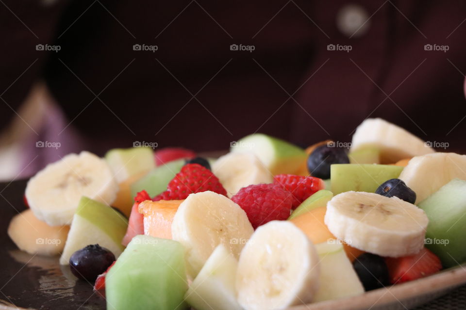 Fruit salad, perfect refreshment 