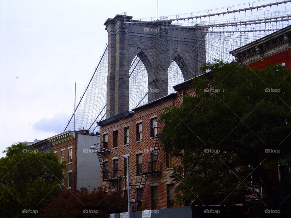 NEW YORK CITY VIEW OR BROOKLYN BRIDGE