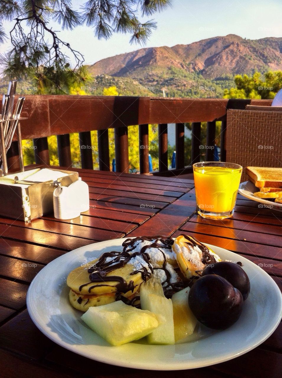 Hotel breakfast