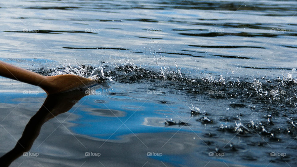 water boat splash row by genlock