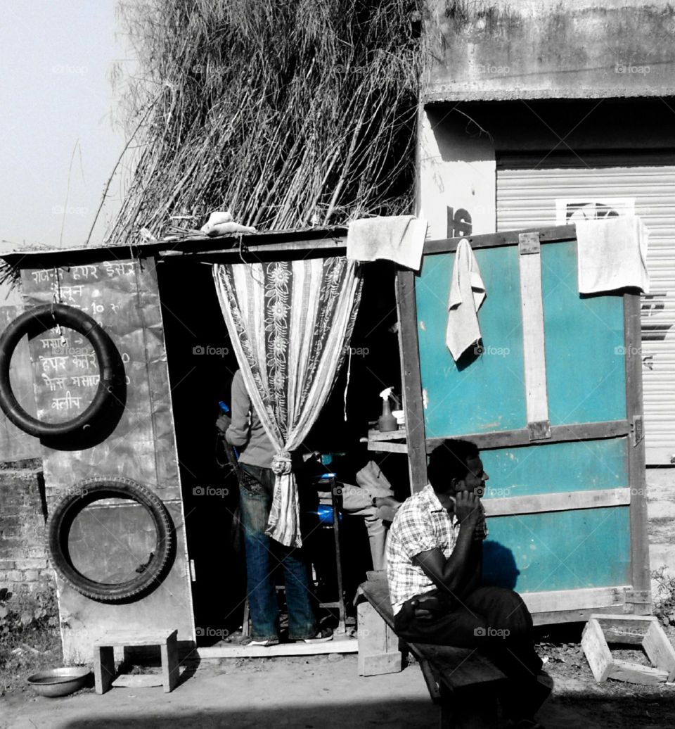 a Shopkeeper in a Village