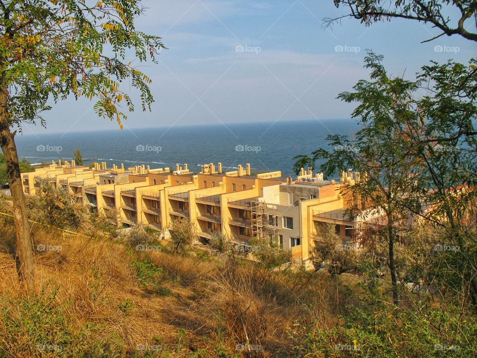 buildings by the sea строения у моря