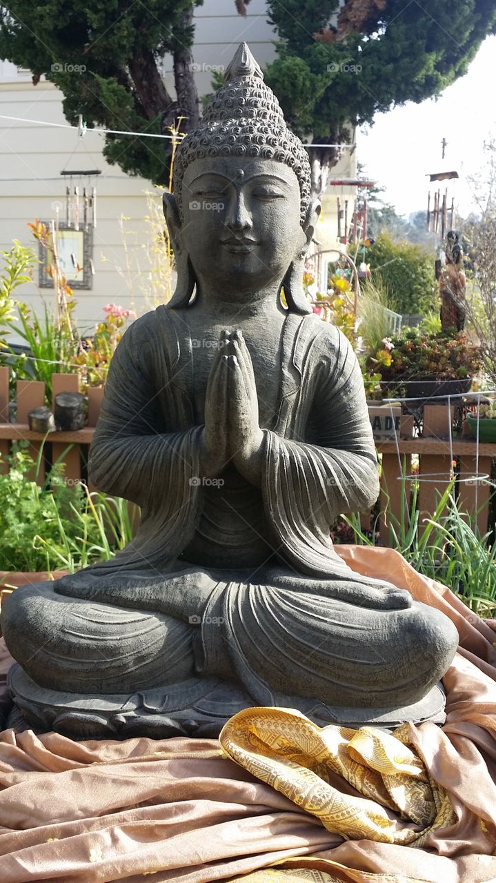 Buddhist angle Buddha statue