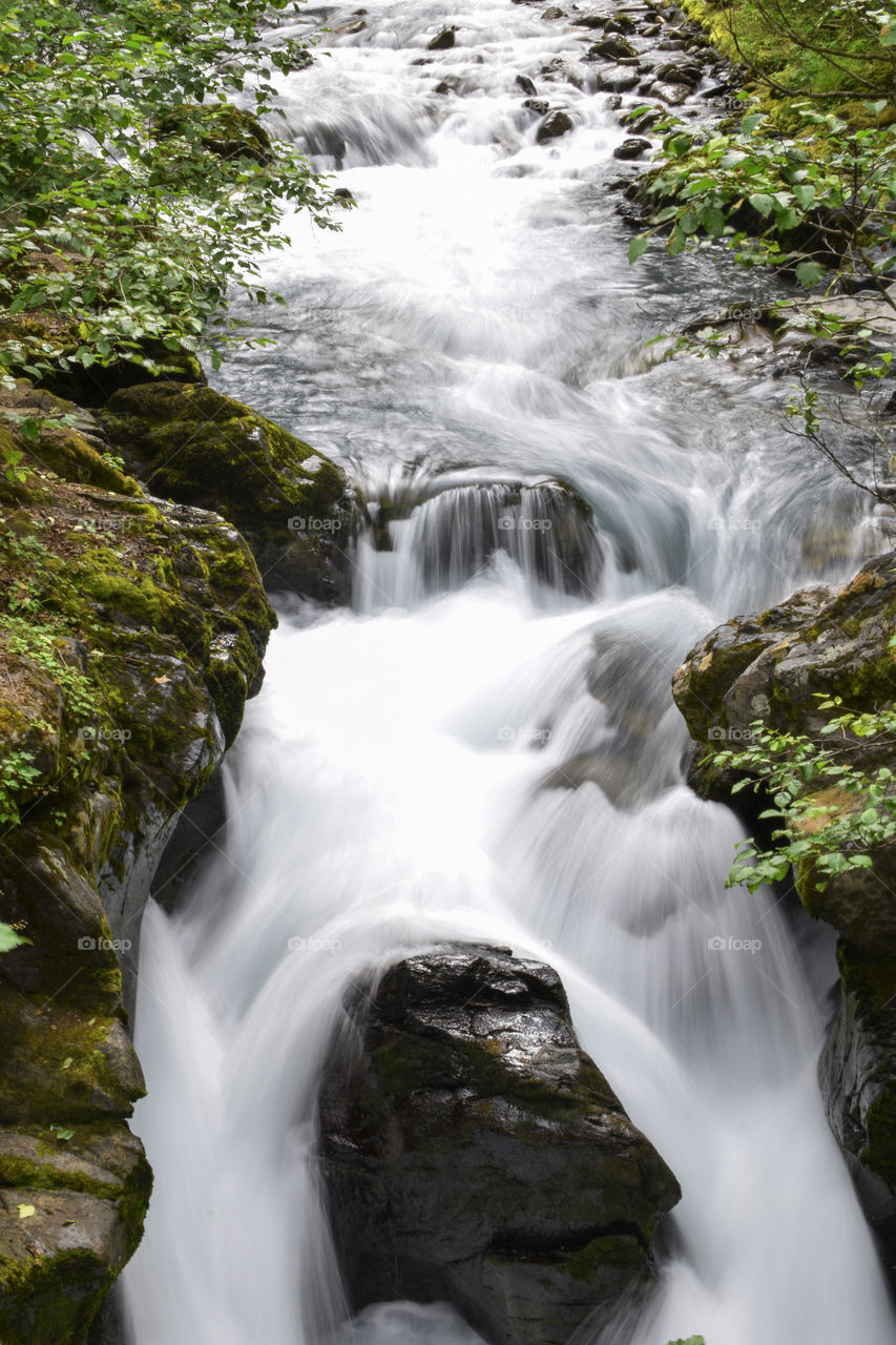 Waterfall on the Kenai Peninsula of Alaska