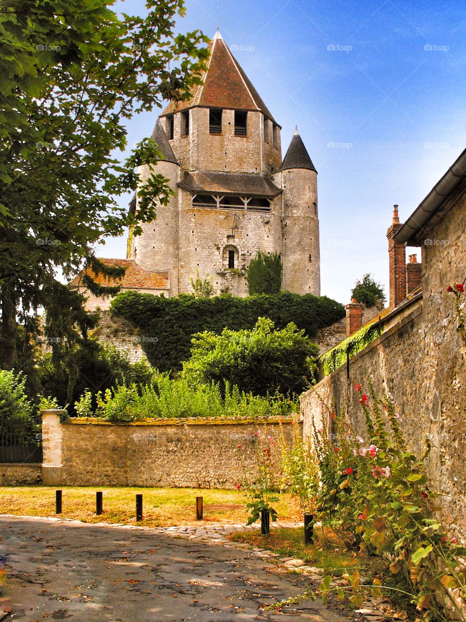 View of ancient castle