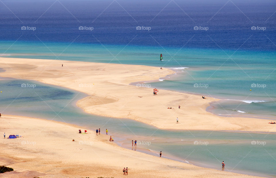 sotavento beach jandia. fuerteventura canary island