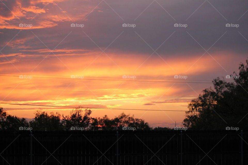 Paint the night. West Texas sunset