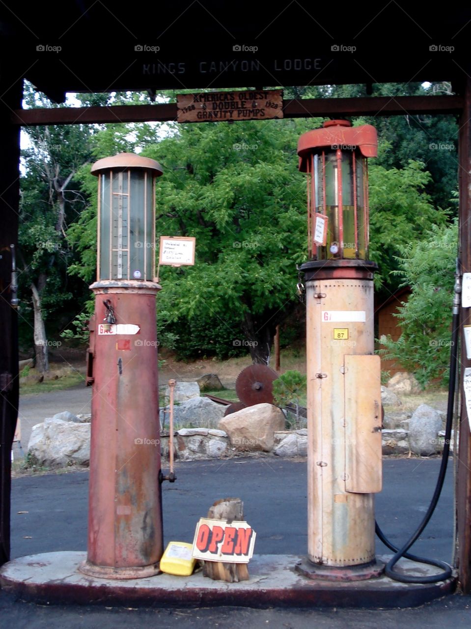 Antique Gas Pumps