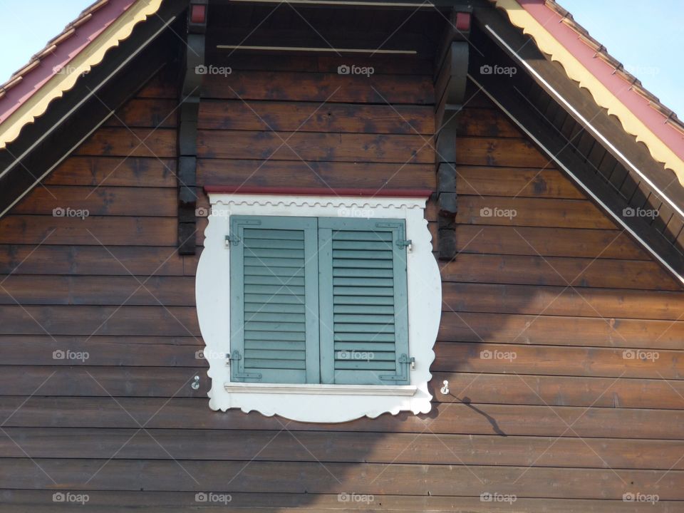 Window in a farm house