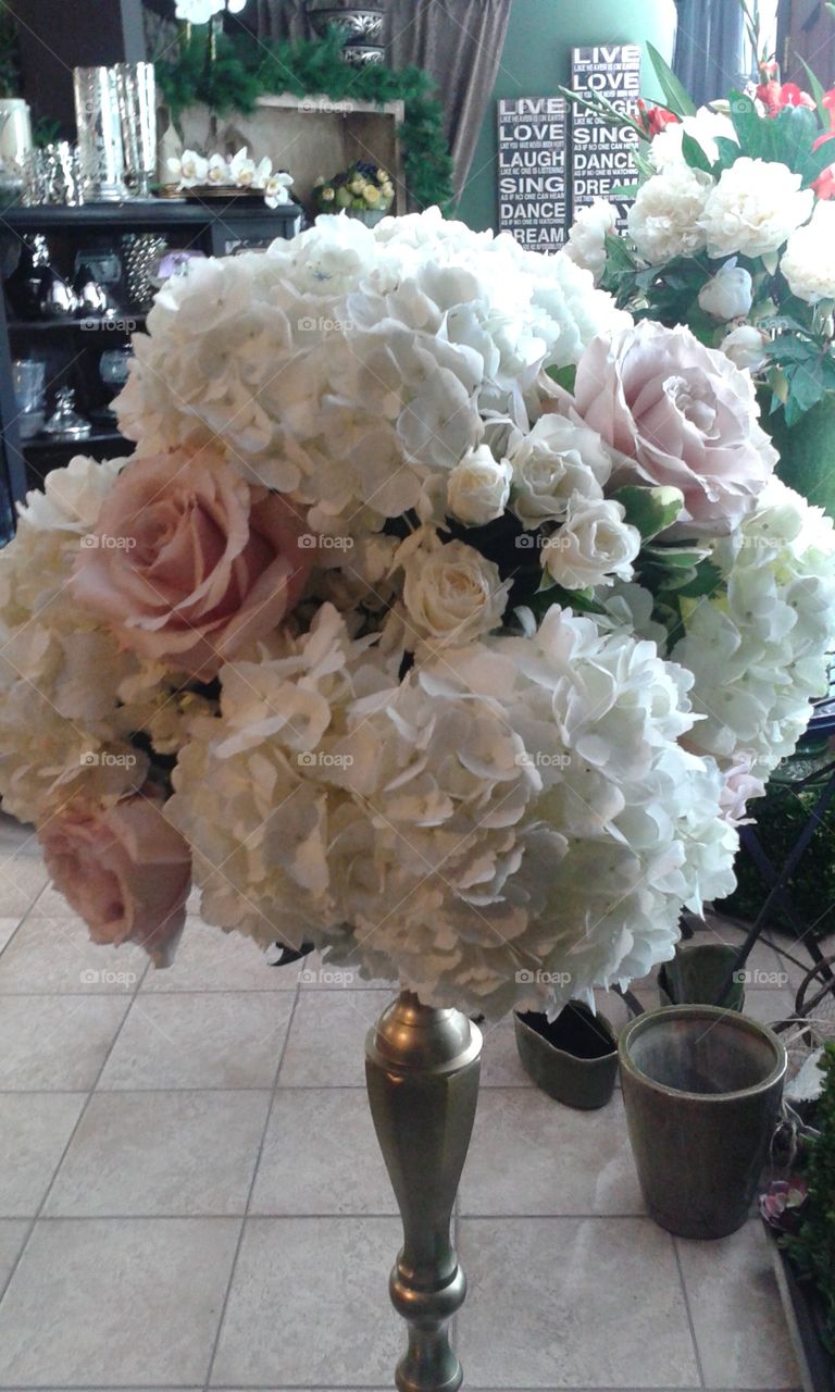 Wedding centerpiece.  this was created for one of my brides