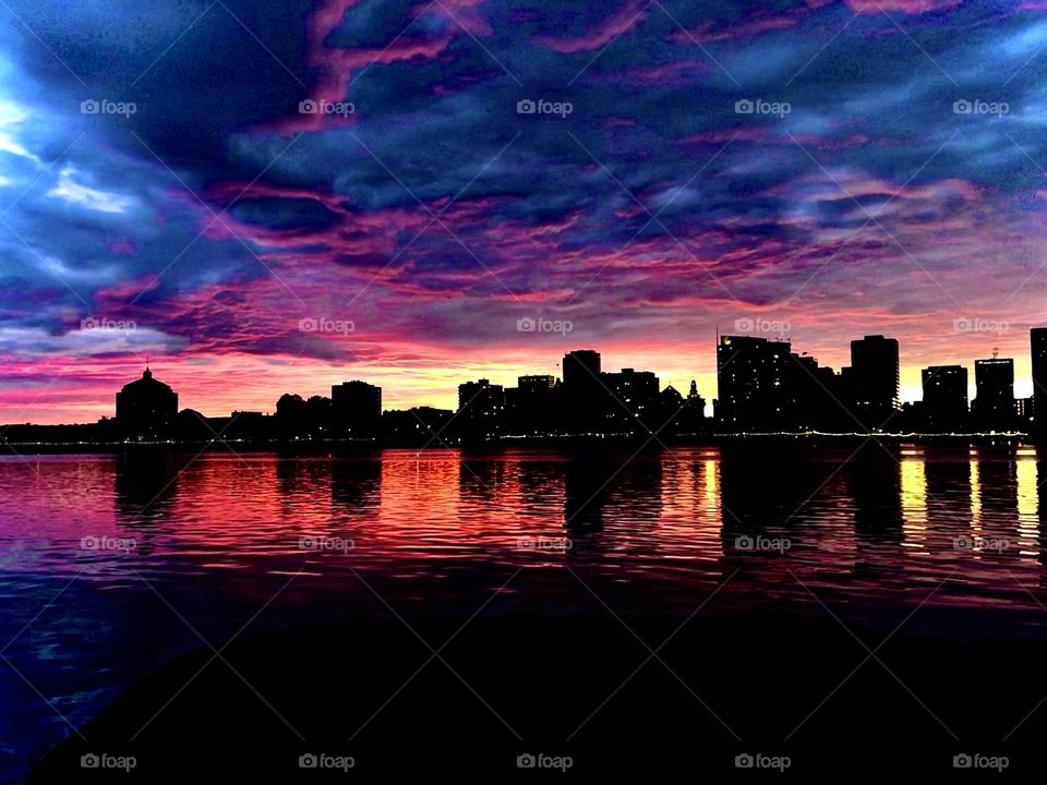 Lake Merritt sunset