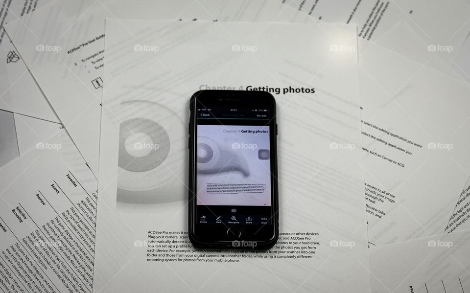 Paperless by scanner application 