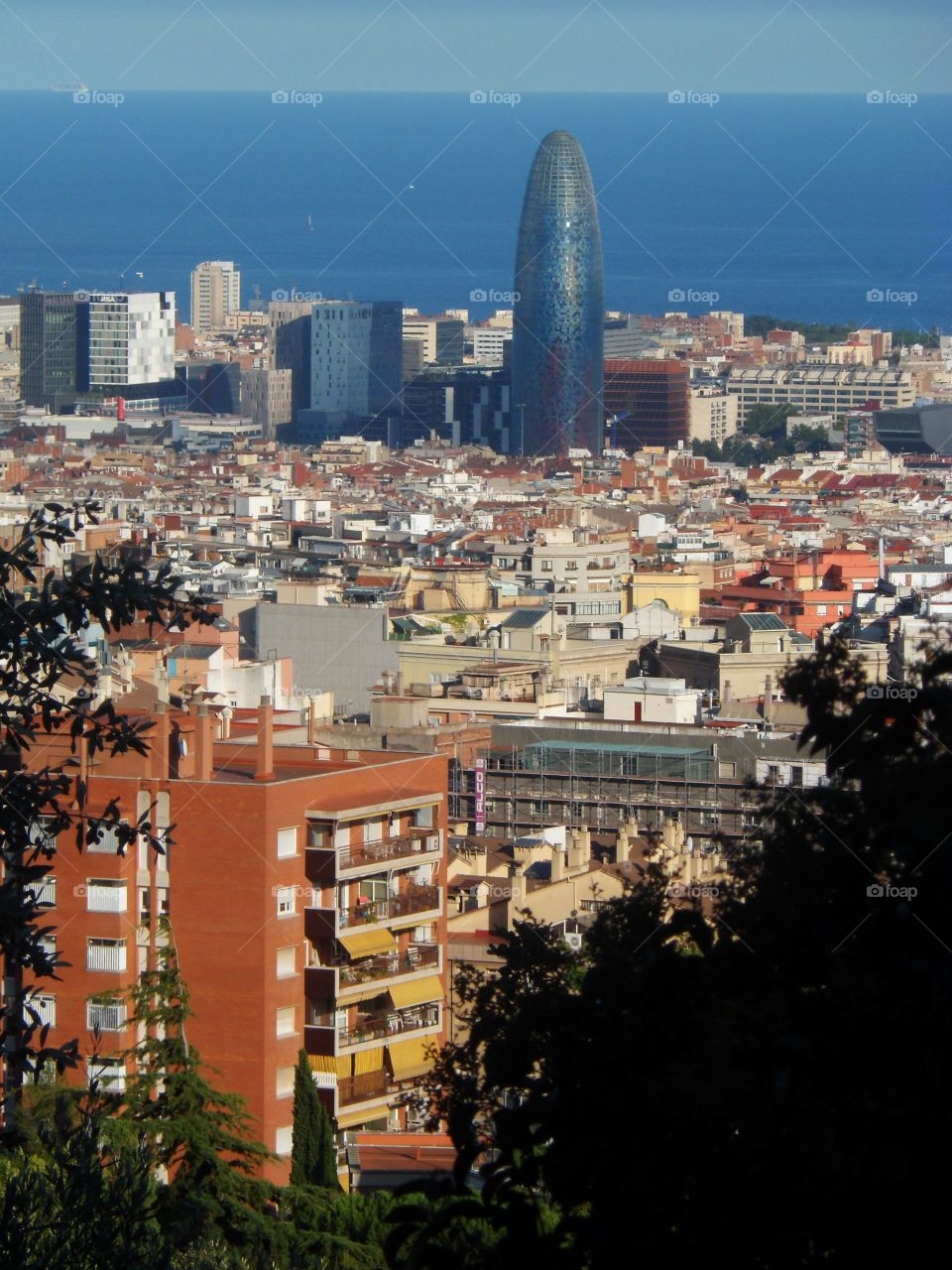 Scenic sight in Barcelone in Spain
