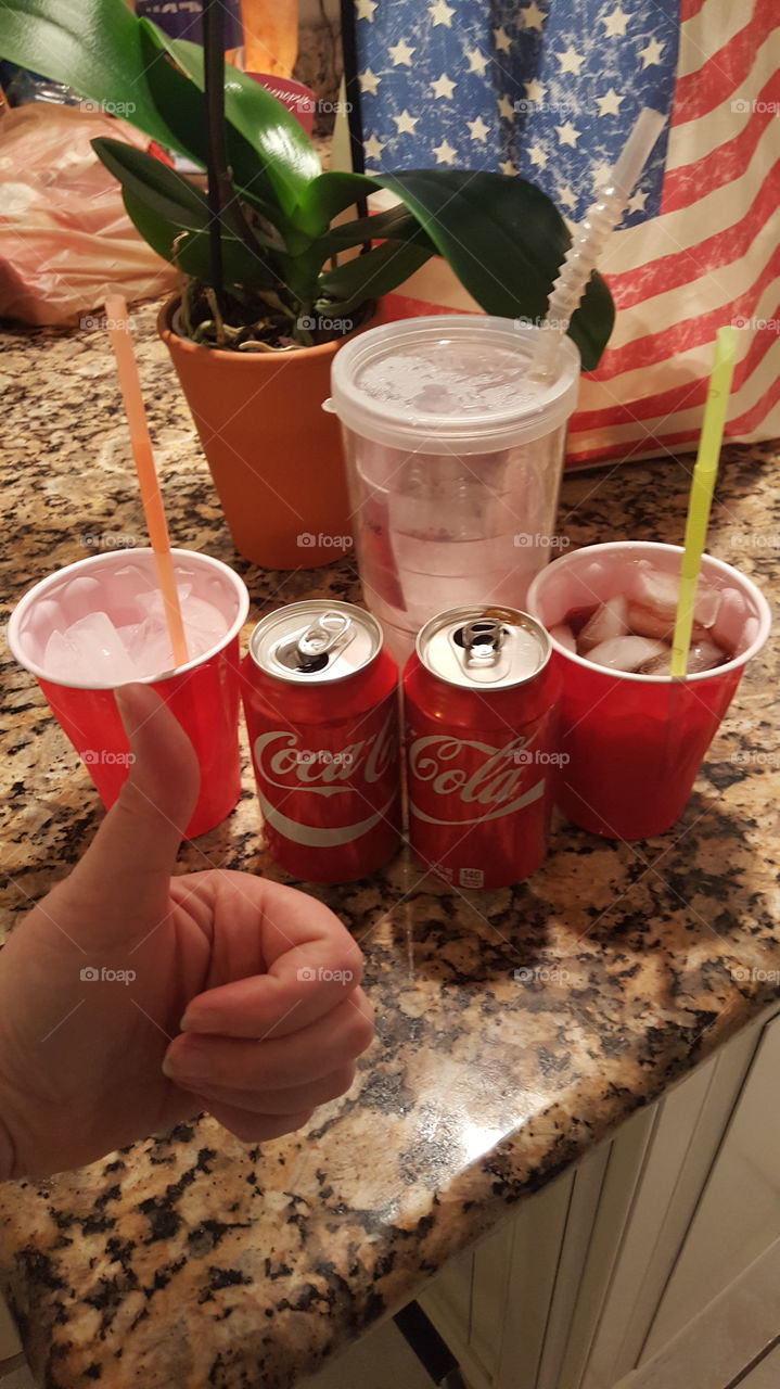 American weekend with Coke-Cola