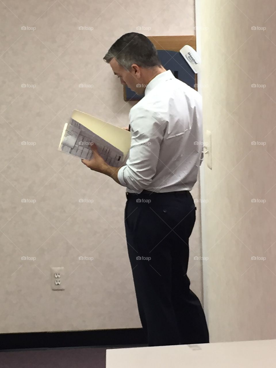 Reviewing patient chart