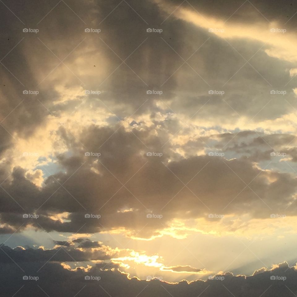 Dramatic Sunset in Southern Arizona 