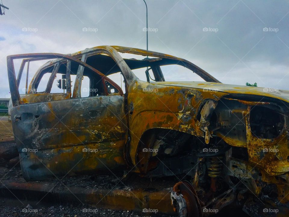 A vehicle fire is an undesired conflagration (uncontrolled burning) involving a motor vehicle. Also termed car fire, it is one of the most common causes of fire-related property damage.