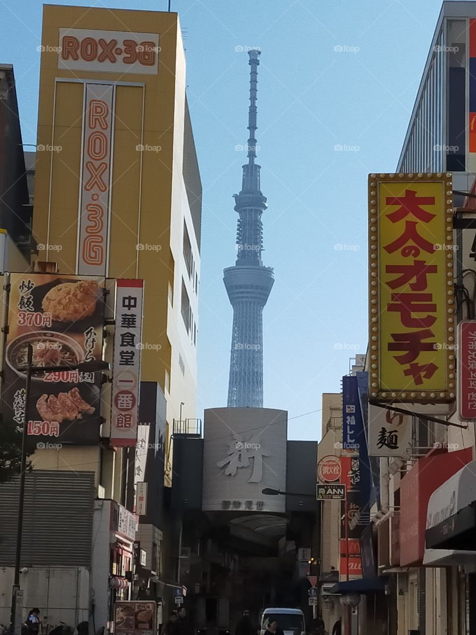 Skytree from afar