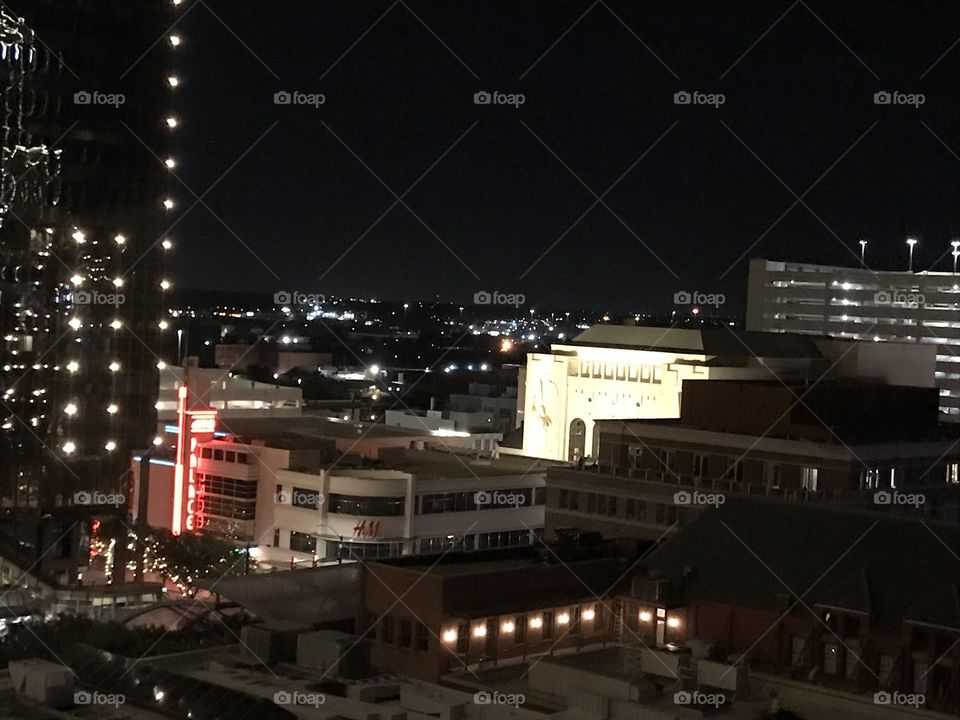 Fort Worth TX at Night