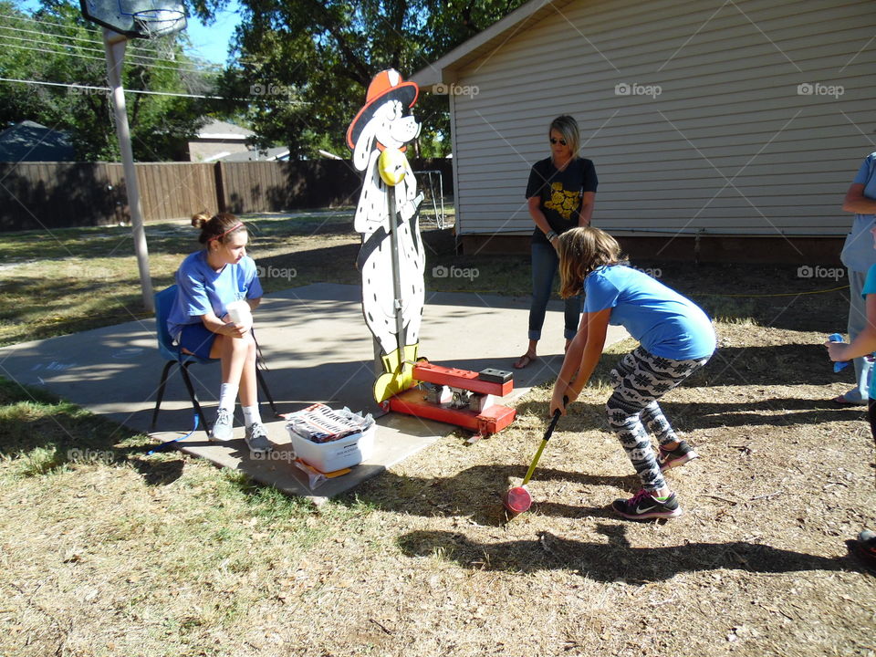 ring the bell 🔔. This was a featured attraction at the Oct festival 2015 in Graham Texas.