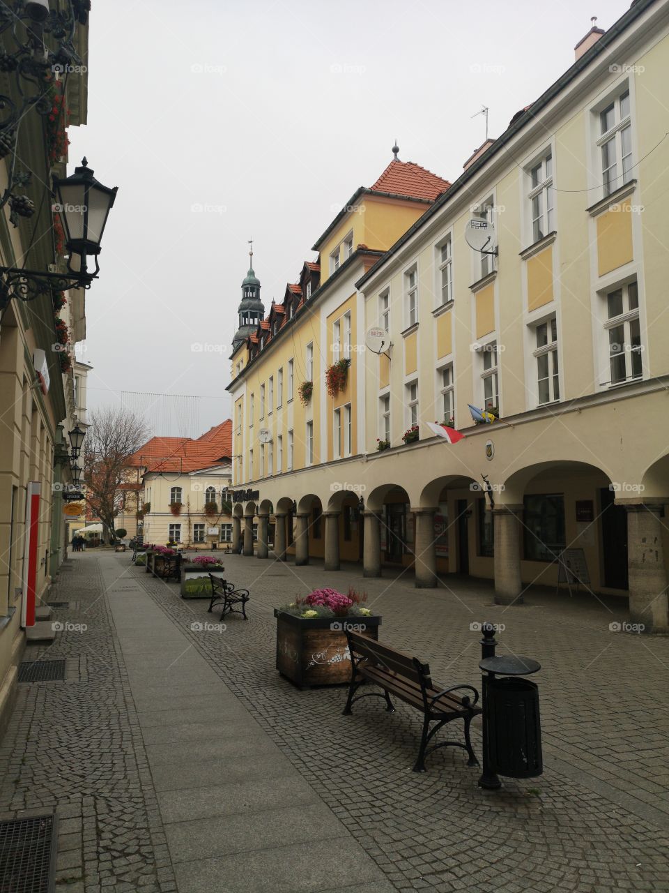 Streets of Zielona Góra. Poland