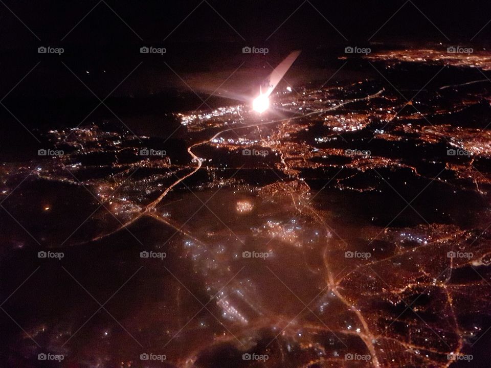 Take off from Leeds-Bradford