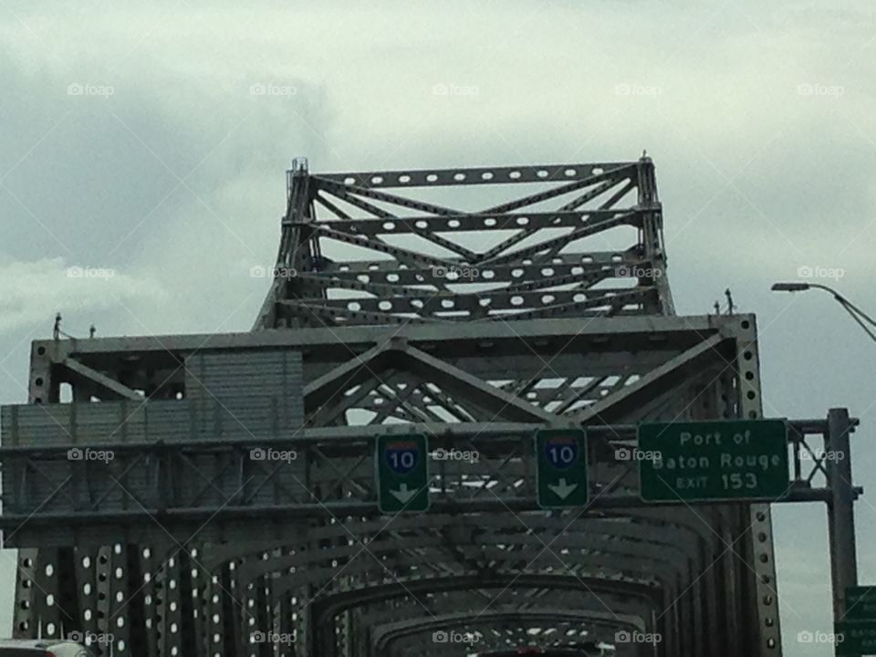 Bridge over Mississippi River in Baton Rouge
